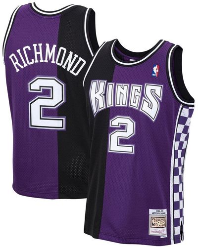 Mitchell & Ness Mitch Richmond Sacramento Kings 1994-95 Hardwood Classics Swingman Jersey - Purple