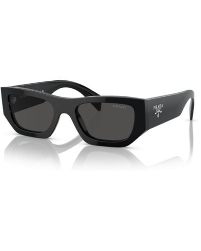 Prada Low Bridge Fit Sunglasses Pr A01sf - Black