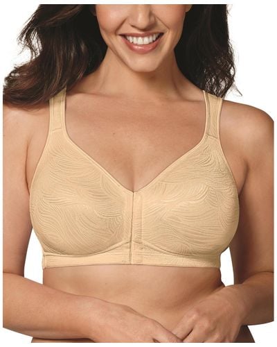 Playtex 18 Hour Posture Boost Front Close Wireless Bra Use525 - Brown