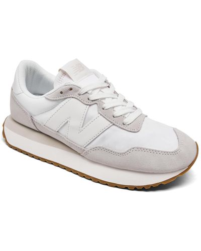 New Balance 237 Casual Sneakers From Finish Line - White