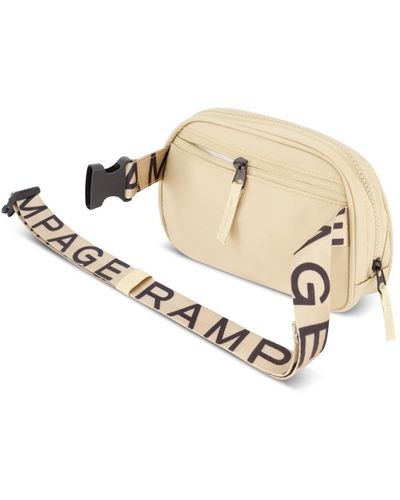 Rampage Fashion Nylon Belt Bag - White