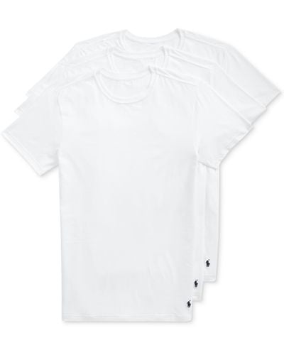 Polo Ralph Lauren 3-pk. Slim-fit Stretch Undershirts - White