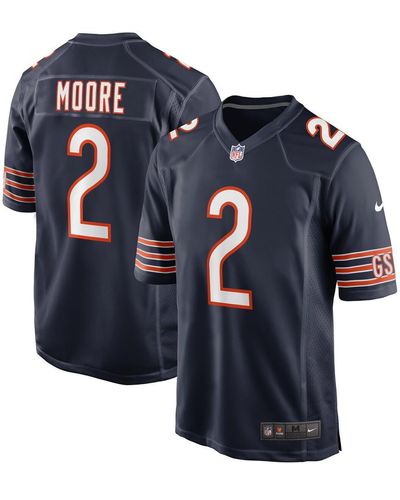 Nike D.j. Moore Chicago Bears Team Color Game Jersey - Blue