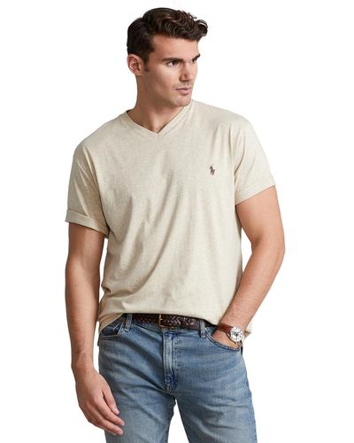 polo v neck t shirts big tall