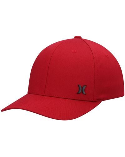 Hurley Iron Corp Flex Hat - Red