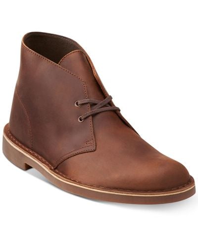 Clarks Shoes, Bushacre 2 Chukka Boots - Brown