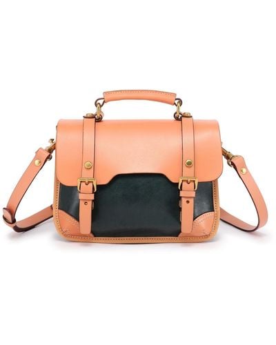 Old Trend Genuine Leather Alder Mini Satchel Bag - Pink