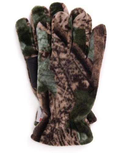 Muk Luks Waterproof Fleece Gloves - Multicolor