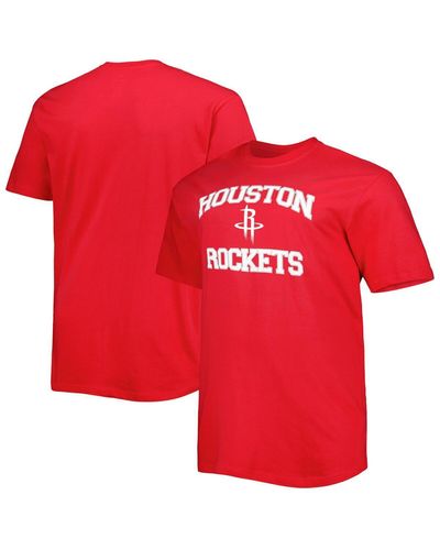 Profile Houston Rockets Big And Tall Heart And Soul T-shirt - Red