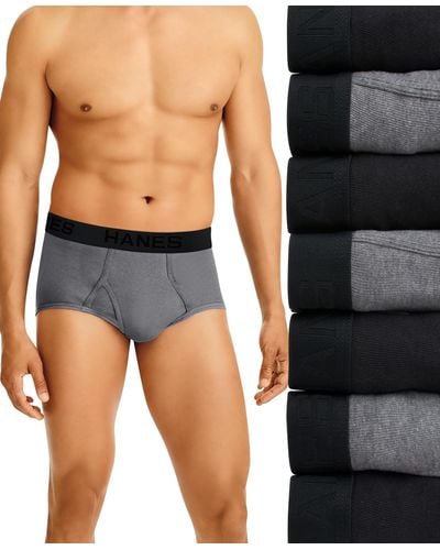 Hanes Mens Tagless Boxer with Exposed Waistband Multi-Packs, 12