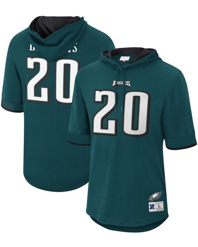 Mitchell & Ness Brian Dawkins Philadelphia Eagles Retired Player Mesh Name And Number Hoodie T-shirt - Green