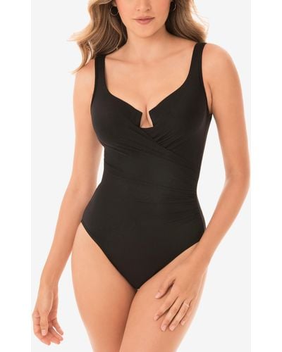 Miraclesuit Swimsuit, Escape Tummy-control One-piece - Black