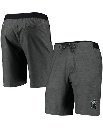 Columbia Michigan State Spartans Twisted Creek Omni-shield Shorts - Black