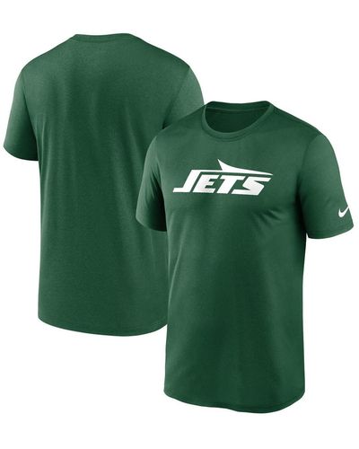 Nike New York Jets Primetime Legend Wordmark Performance T-shirt - Green