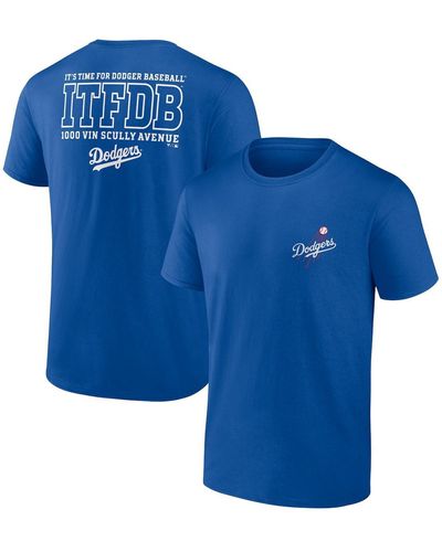 Fanatics Los Angeles Dodgers Iconic Bring It T-shirt - Blue