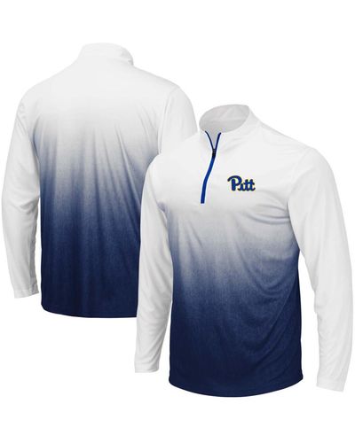 Colosseum Athletics Pitt Panthers Magic Team Logo Quarter-zip Jacket - Blue