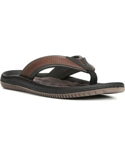 Dr. Scholls Donnar Thongs Slip-on Sandals - Black