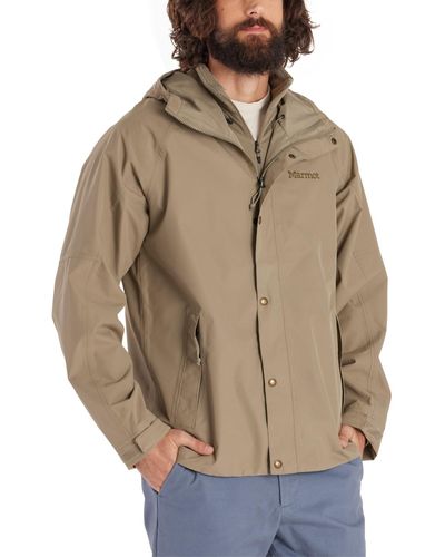 Marmot Cascade Waterproof Full-zip Hooded Jacket - Brown