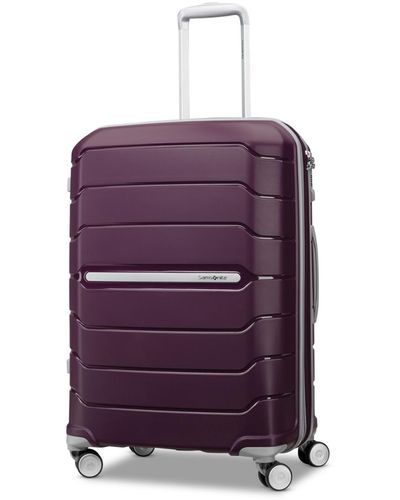 Samsonite Freeform 24" Expandable Hardside Spinner Suitcase - Purple