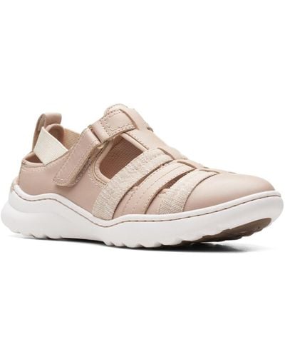 Clarks Collection Teagan Step Sneakers - Natural