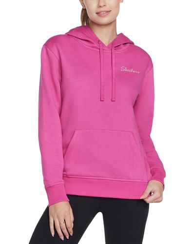 Skechers Signature Pullover Hoodie - Pink