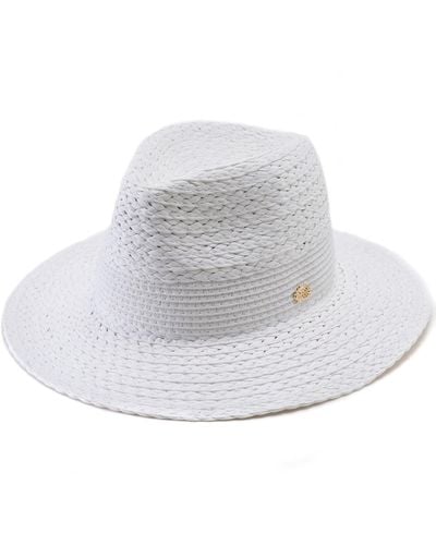 Vince Camuto Straw Panama Hat - White