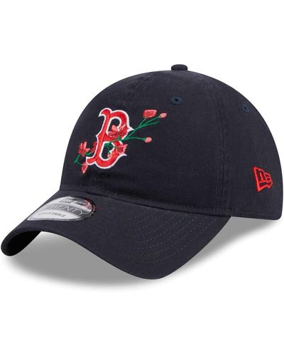 KTZ Boston Red Sox Game Day Bloom Branch 9twenty Adjustable Hat - Blue
