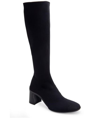 Aerosoles Centola Boot-dress Boot-tall-mid Heel - Black