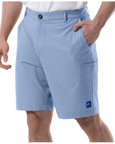 Guy Harvey Performance Hybrid Shorts - Blue
