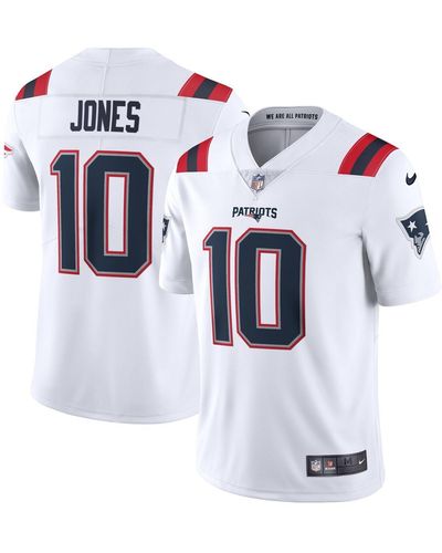 Nike Mac Jones New England Patriots Vapor Limited Jersey - White