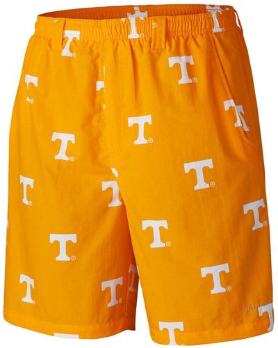 Columbia Tennessee Tennessee Volunteers Big And Tall Backcast Shorts - Orange