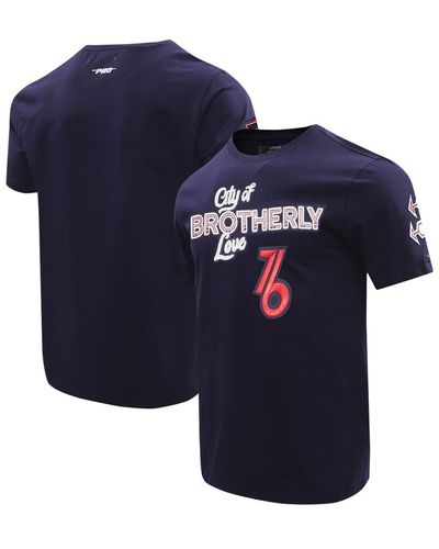 Pro Standard Philadelphia 76ers 2023 City Edition T-shirt - Blue