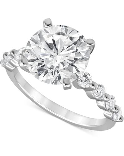 Badgley Mischka Certified Lab Grown Diamond Engagement Ring (4-1/2 Ct. T.w. - White