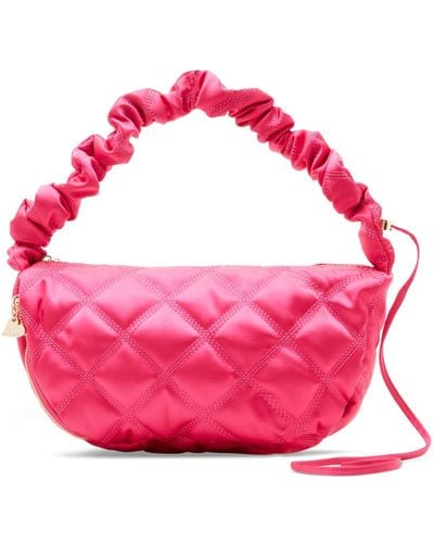 Betsey Johnson Quilted Nylon Sling - Pink
