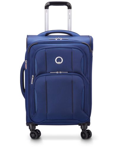 Delsey Closeout! Optimax Lite 2.0 Expandable 20" Carry-on Spinner - Blue