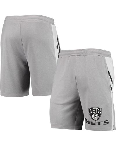 Concepts Sport Brooklyn Nets Stature Shorts - Gray
