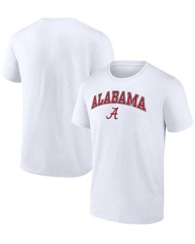 Fanatics Alabama Crimson Tide Campus T-shirt - White