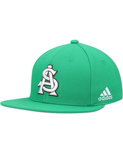 adidas Arizona State Sun Devils On-field Baseball Fitted Hat - Green