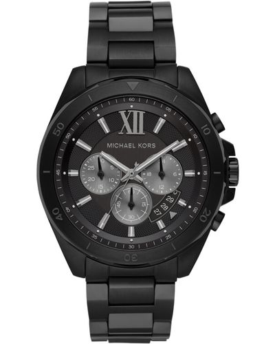 Michael Kors Mk Oversized Brecken-Tone Watch - Black