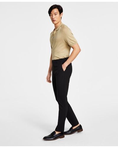 Calvin Klein Infinite Stretch Skinny-fit Dress Pants - Black