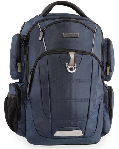 Perry Ellis 350 Laptop Backpack - Blue