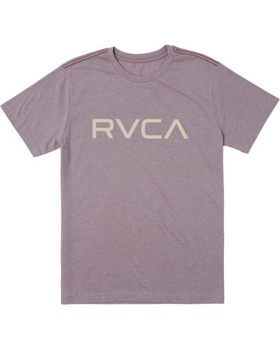 RVCA Short Sleeves Big T-shirt - Purple