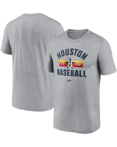 Nike Heather Gray Houston Astros Legend T-shirt