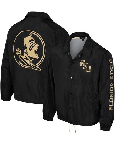 The Wild Collective Florida State Seminoles 2023 Coaches Full-snap Jacket - Black