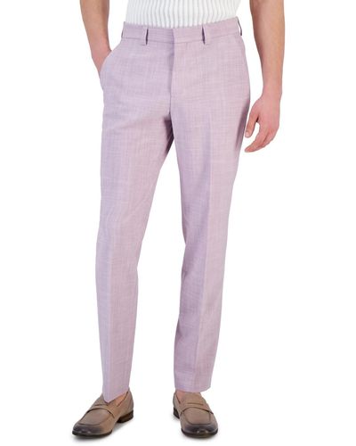 HUGO By Boss Modern-fit Superflex Suit Pants - Pink