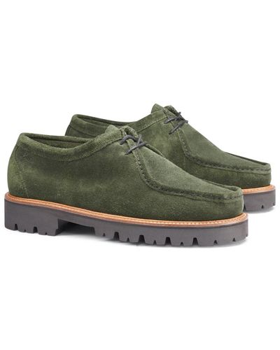 G.H. BASS & CO Ranger Moc Wallace suede derby shoes, Sale up to 70% off