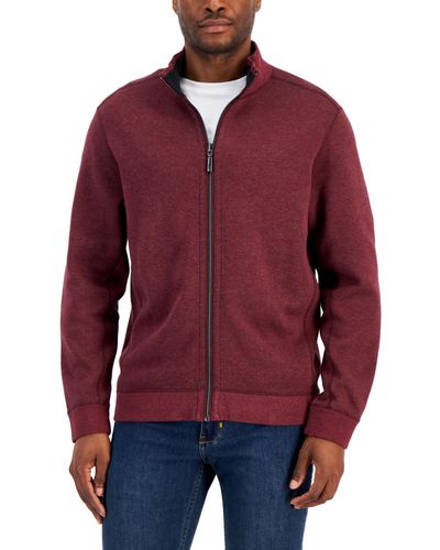 Tommy Bahama Flip Coast Reversible Full-zip Sweater - Red