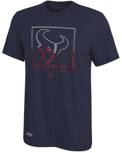 Outerstuff Houston Texans Combine Authentic Clutch T-shirt - Blue