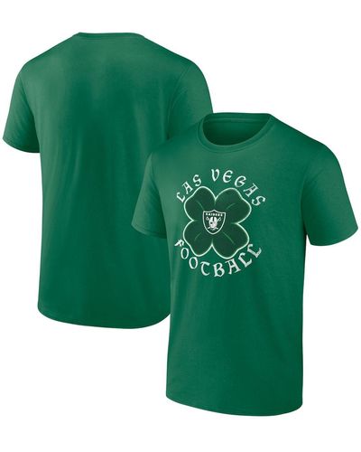 Fanatics Las Vegas Raiders Celtic Clover T-shirt - Green