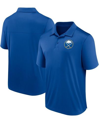 Fanatics Buffalo Sabres Left Side Block Polo Shirt - Blue